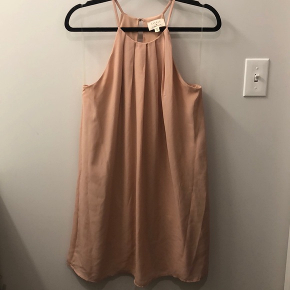 Francesca’s • Blush Margo Solid Shift Dress - Picture 2 of 3